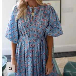 NWT Floral Blue Dress by Marea